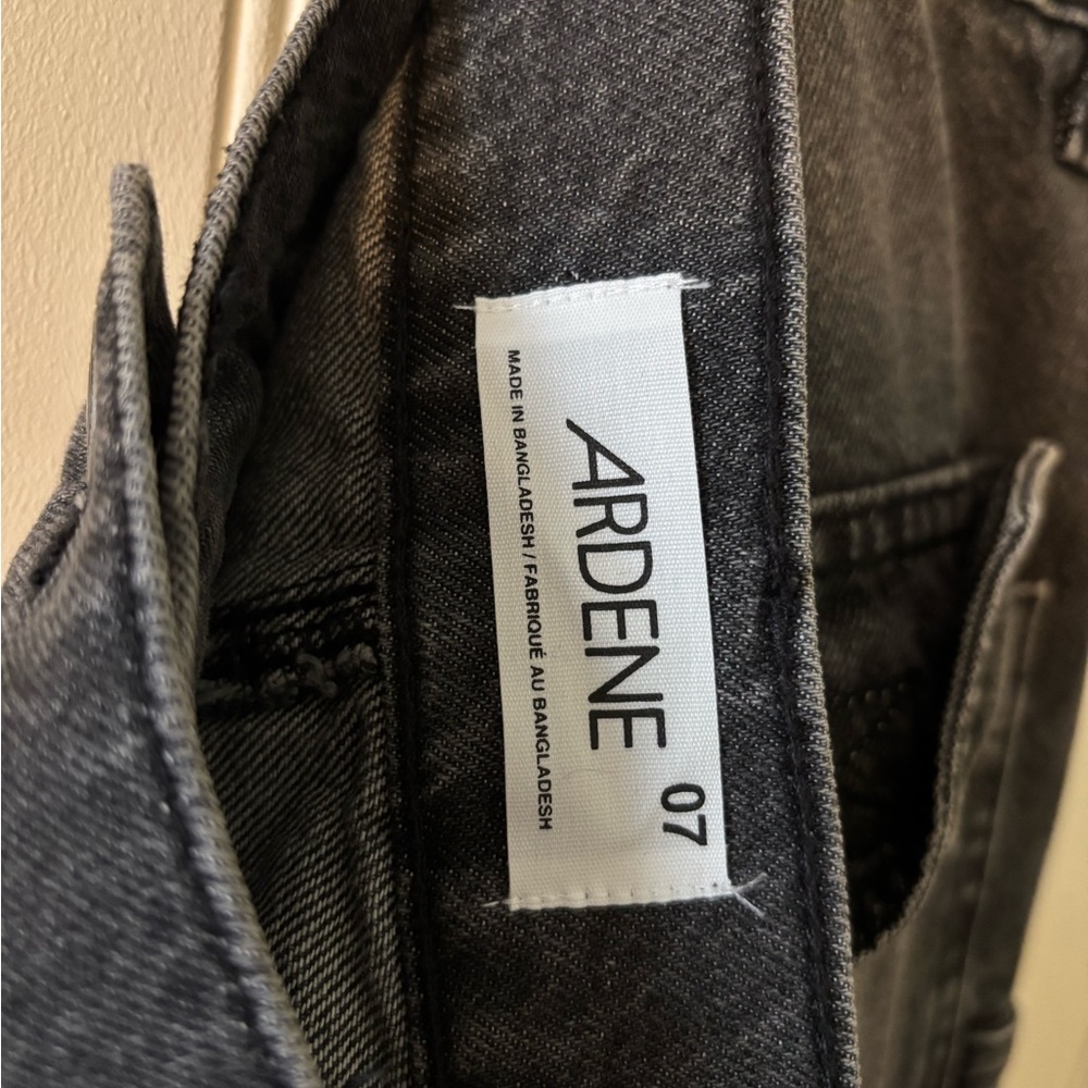 Ardene Charcoal Baggy Cargo Jeans